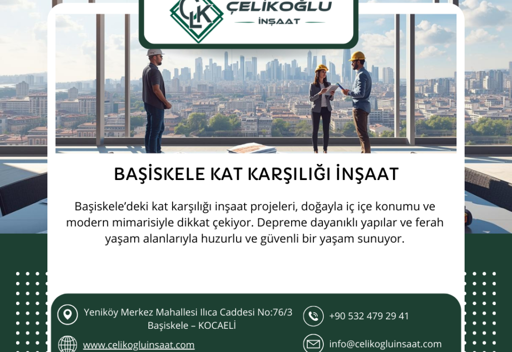 Başiskele Kat Karşılığı İnşaat ile Arsanızı Değere Dönüştürün
