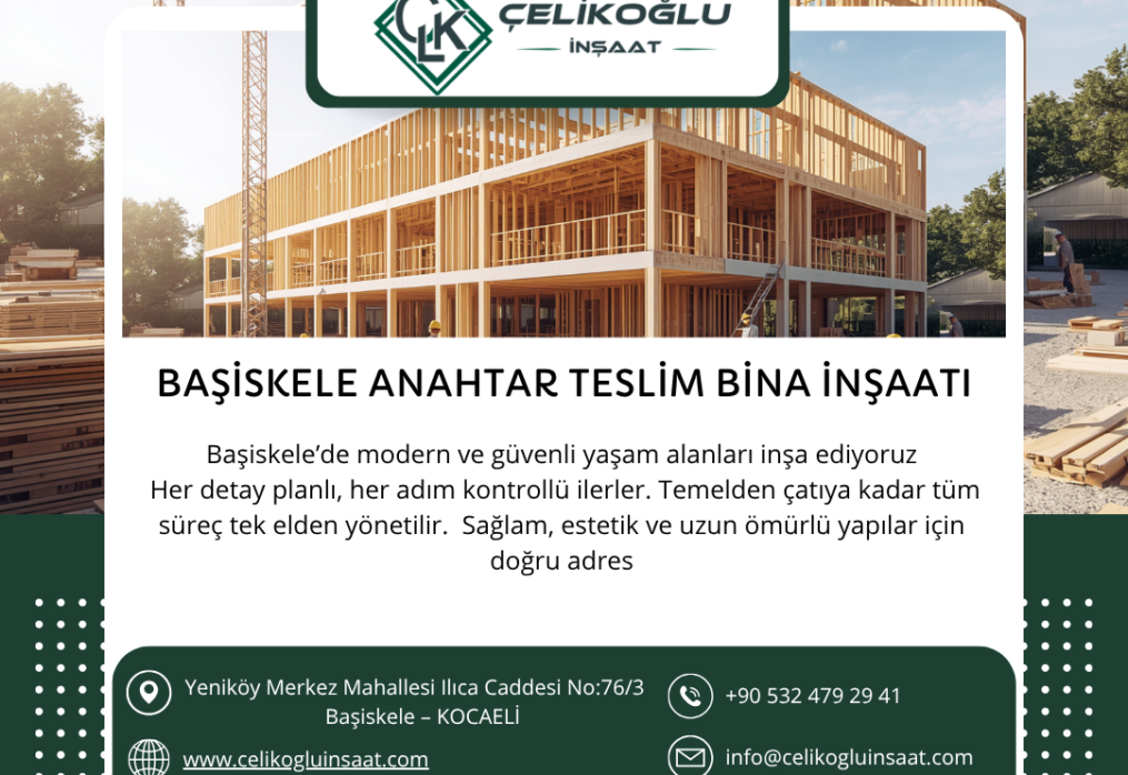 Başiskele Anahtar Teslim Bina İnşaatı