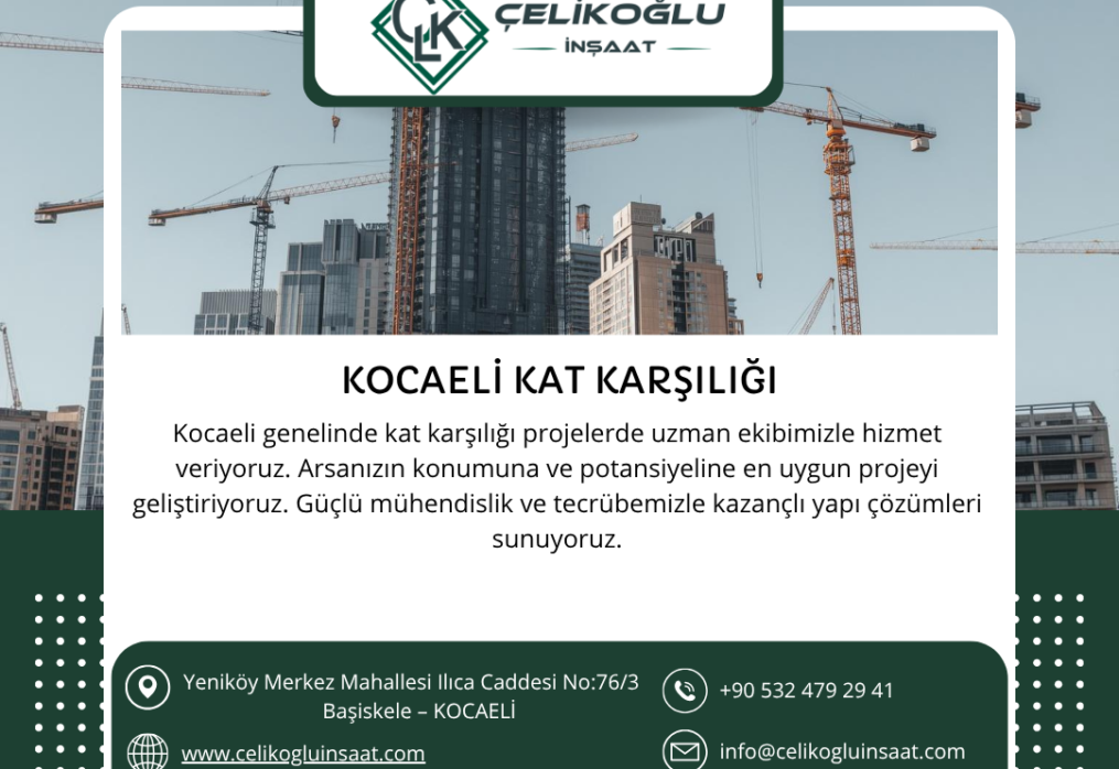 Kocaeli Kat Karşılığı İnşaat Hizmeti
